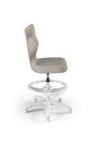 Entelo, Petit, krzesło dziecięce z podnóżkiem, wzrost 133-159 cm, szare