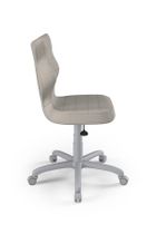 Entelo, Petit, krzesło młodzieżowe, wzrost 146-176,5 cm, szare