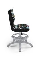 Entelo, Petit, krzesło młodzieżowe z podnóżkiem, wzrost 146-176,5 cm, dinozaury