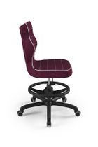 Entelo, Petit, krzesło młodzieżowe z podnóżkiem, wzrost 146-176,5 cm, fioletowe