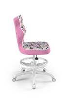 Entelo, Petit, krzesło młodzieżowe z podnóżkiem, wzrost 146-176,5 cm, motylki