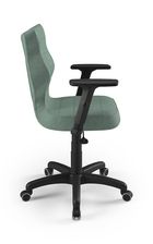 Entelo, Uni, krzesło biurowe z podłokietnikami, wzrost 159-188 cm, zielone