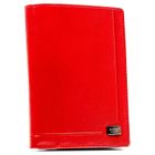 Etui na dokumenty, czerwone, skórzane, Rovicky