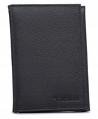 Etui na karty, czarne, skórzane, 4U Cavaldi