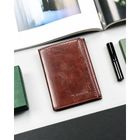 Etui na klucze, brązowe, skóra ekologiczna, 4u Cavaldi