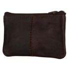 Etui na klucze, brązowe, skórzane, Peterson