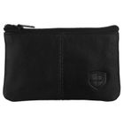 Etui na klucze, czarne, skórzane, Peterson