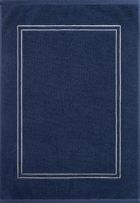 Eurofirany, dywanik łazienkowy Olivia, 50-70 cm, granatowy