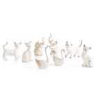 Eurofirany, figurka dekoracyjna, Avani, 20-10-18 cm, kremowy