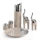 Eurofirany, figurka dekoracyjna, Laila, 11-7-30 cm, srebrny