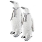 Eurofirany, figurka świąteczna, 30-28-59 cm, biały