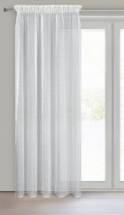 Eurofirany, firana gotowa, Alaya, na taśmie, 140-270 cm, biały