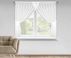 Eurofirany, firana gotowa, Artemida, na taśmie, 400-160 cm, biały