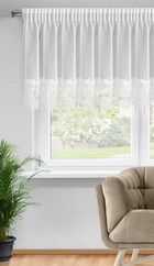 Eurofirany, firana gotowa, Artemida, na taśmie, 400-80 cm, biały