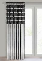 Eurofirany, firana gotowa, Aura, na taśmie, 140-270 cm, czarny