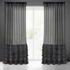 Eurofirany, firana gotowa, Dolly, na taśmie 140-250 cm, czarny