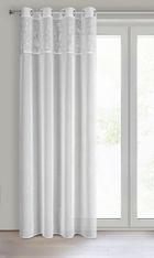 Eurofirany, firana gotowa Ilana, 140-250 cm, biały