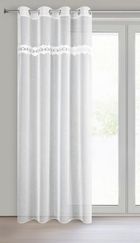 Eurofirany, firana gotowa, Kaja, 140-250 cm, biały
