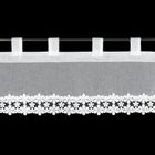 Eurofirany, firana gotowa, Kaja, na szelkach, 150-40 cm, biały