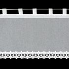 Eurofirany, firana gotowa, Kaja, na szelkach, 150-70 cm, biały