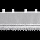 Eurofirany, firana gotowa, Katrin, na szelkach, 150-40 cm, biały