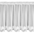 Eurofirany, firana gotowa, Leti, na taśmie, 150-70 cm, biały