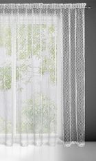 Eurofirany, firana gotowa na taśmie, Aiden, 300-270 cm, biały