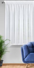 Eurofirany, firana gotowa na taśmie, Mirea, 350-150 cm, biały