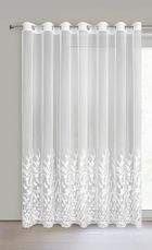 Eurofirany, firana gotowa, Talina, 300-250 cm, biały