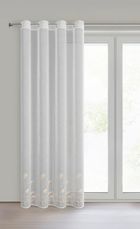 Eurofirany, firana gotowa, Tasha, 140-250 cm, biały