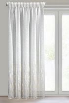 Eurofirany, firana zaciemniająca gotowa na taśmie, Linzi, 140-250 cm, biały