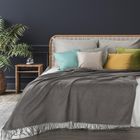 Eurofirany, koc akryl, 125-160 cm, stalowy