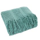 Eurofirany, koc akryl, 130-170 cm, ciemnomiętowy