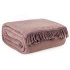 Eurofirany, koc akryl, 220-240 cm, pudrowy róż