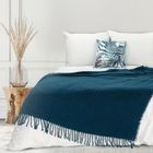 Eurofirany, koc Bela, 150-180 cm, granatowy