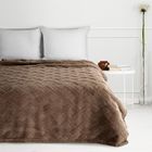 Eurofirany, koc d91, Caro, 170-210 cm, ciemnobrązowy