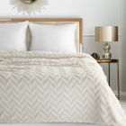 Eurofirany, koc d91 jodła, 170-210 cm, kremowy