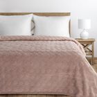 Eurofirany, koc d91, Nancy, 170-210 cm, pudrowy