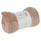 Eurofirany, koc d91, warkocz beżowy, 150-200 cm, warkocz beżowy