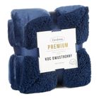 Eurofirany, koc Tedy, granatowy, 170-210 cm