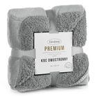 Eurofirany, koc, Tedy, srebrny, 170-210 cm