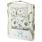 Eurofirany, komplet pościeli bawełnianej, Ellen, 160-200 cm, biały