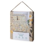 Eurofirany, komplet pościeli bawełnianej, Emy, 140-200 cm, ciemnobeżowy