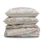 Eurofirany, komplet pościeli bawełnianej, Freesia, 220-200 cm, pudrowy róż