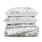 Eurofirany, komplet pościeli bawełnianej, Nikola, 220-200 cm, biały