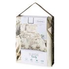 Eurofirany, komplet pościeli bawełnianej, Nina, 140-200 cm, beżowy