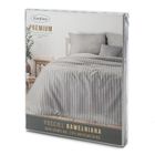 Eurofirany, komplet pościeli etno, 220-200 cm, stalowy