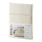 Eurofirany, komplet pościeli, Linda, 160-200 cm, kremowy