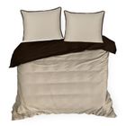 Eurofirany, komplet pościeli, Lunara, 220-200 cm, beżowy