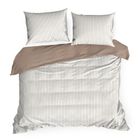 Eurofirany, komplet pościeli satynowej, Raya, 160-200 cm, biały